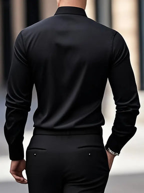 Larry - Elegant Casual Long Sleeve Shirt