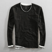 Aeson - Elegant Casual V-Neck T-shirt