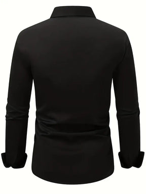 Larry - Elegant Casual Long Sleeve Shirt