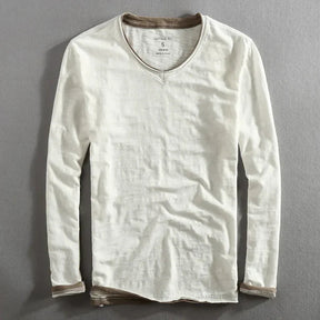 Aeson - Elegant Casual V-Neck T-shirt