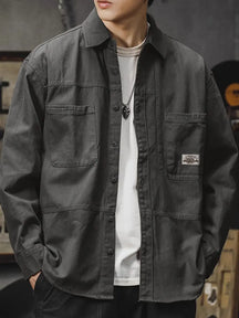 Crispian - Elegant Casual Shirt Jacket