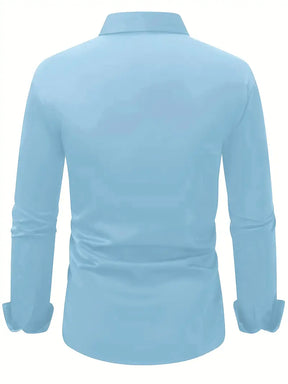 Larry - Elegant Casual Long Sleeve Shirt
